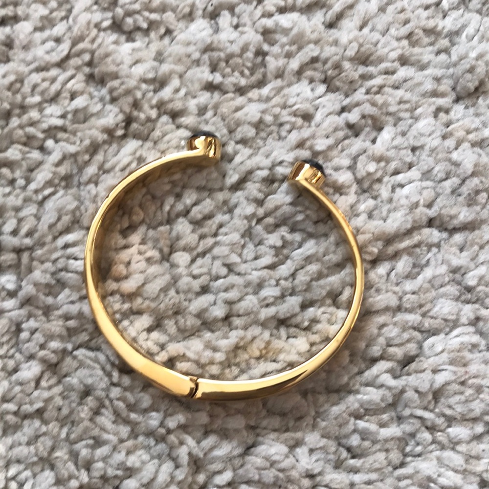 Kate Spade - Black and Gold Bangle Cuff Bracelet